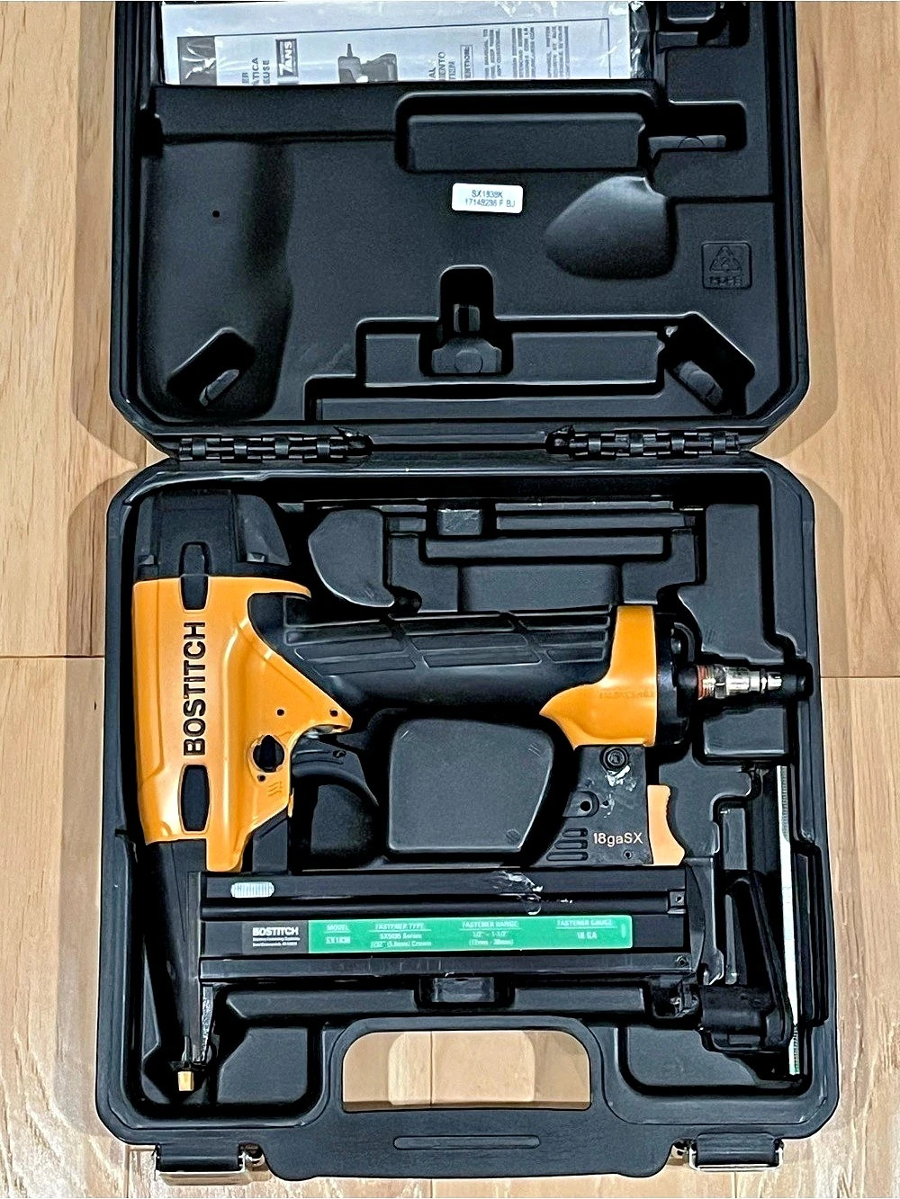 BOSTITCH SX1838K 18 Gauge Pneumatic Finish Nailer
